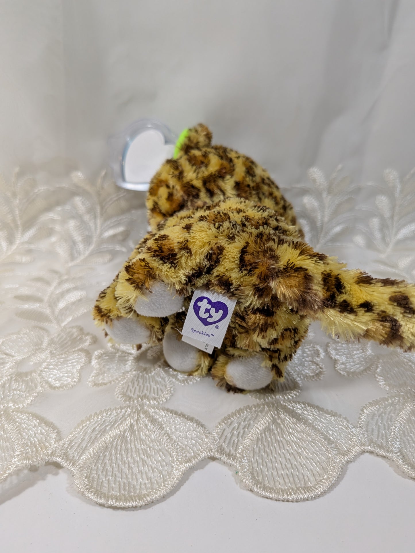 Ty Beanie Boo - Speckles The Leopard (6in) *Rare* First Generation, Non-mint Tag
