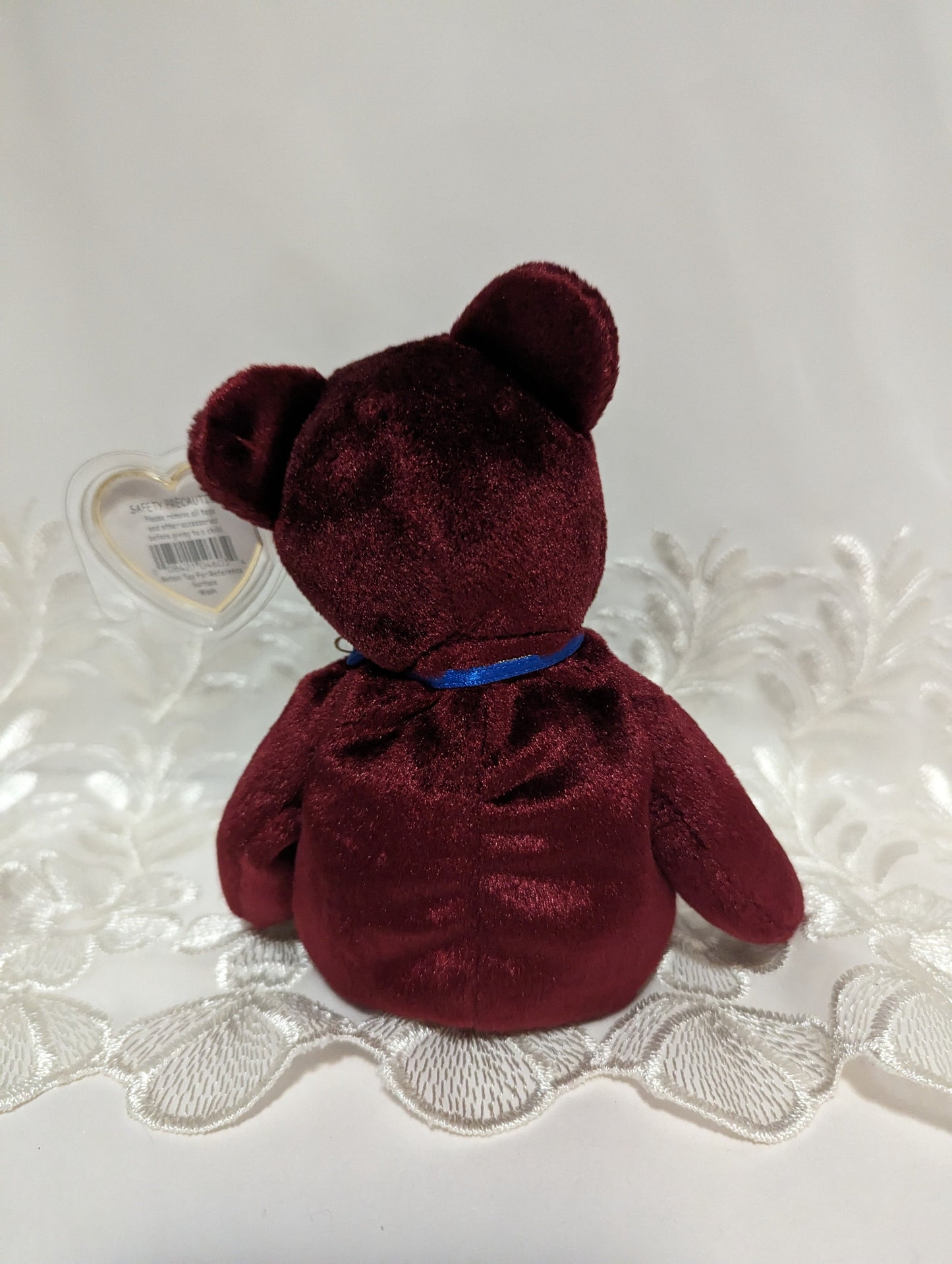 Ty Beanie Baby - Buckingham The Burgundy Bear (8.5in) - Vintage Beanies Canada