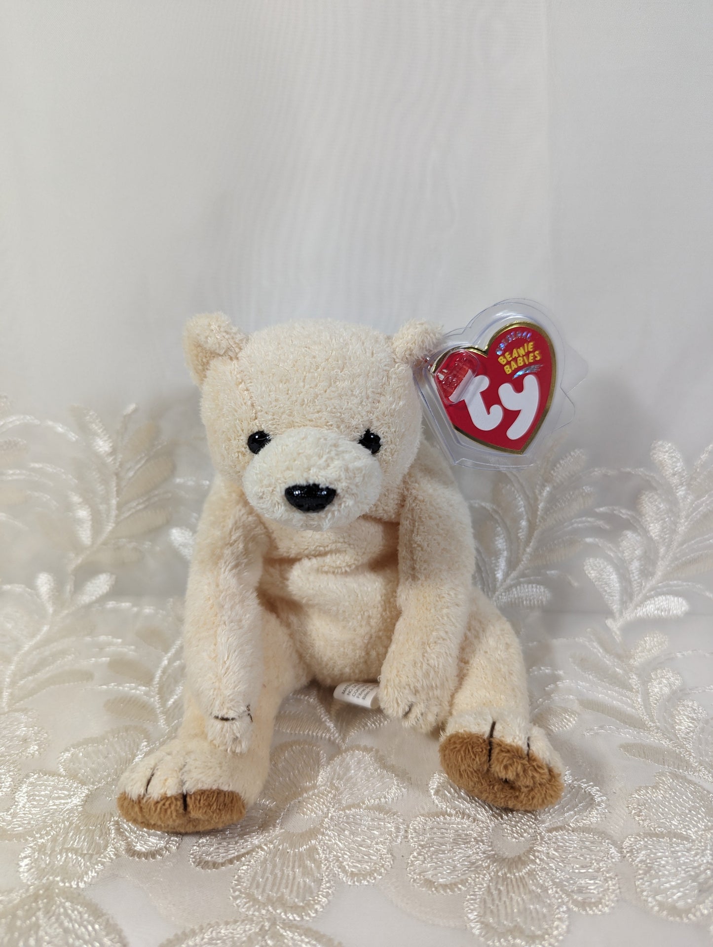Ty Beanie Baby - Chili The Polar Bear (7.5 in) Creased Tag - Vintage Beanies Canada