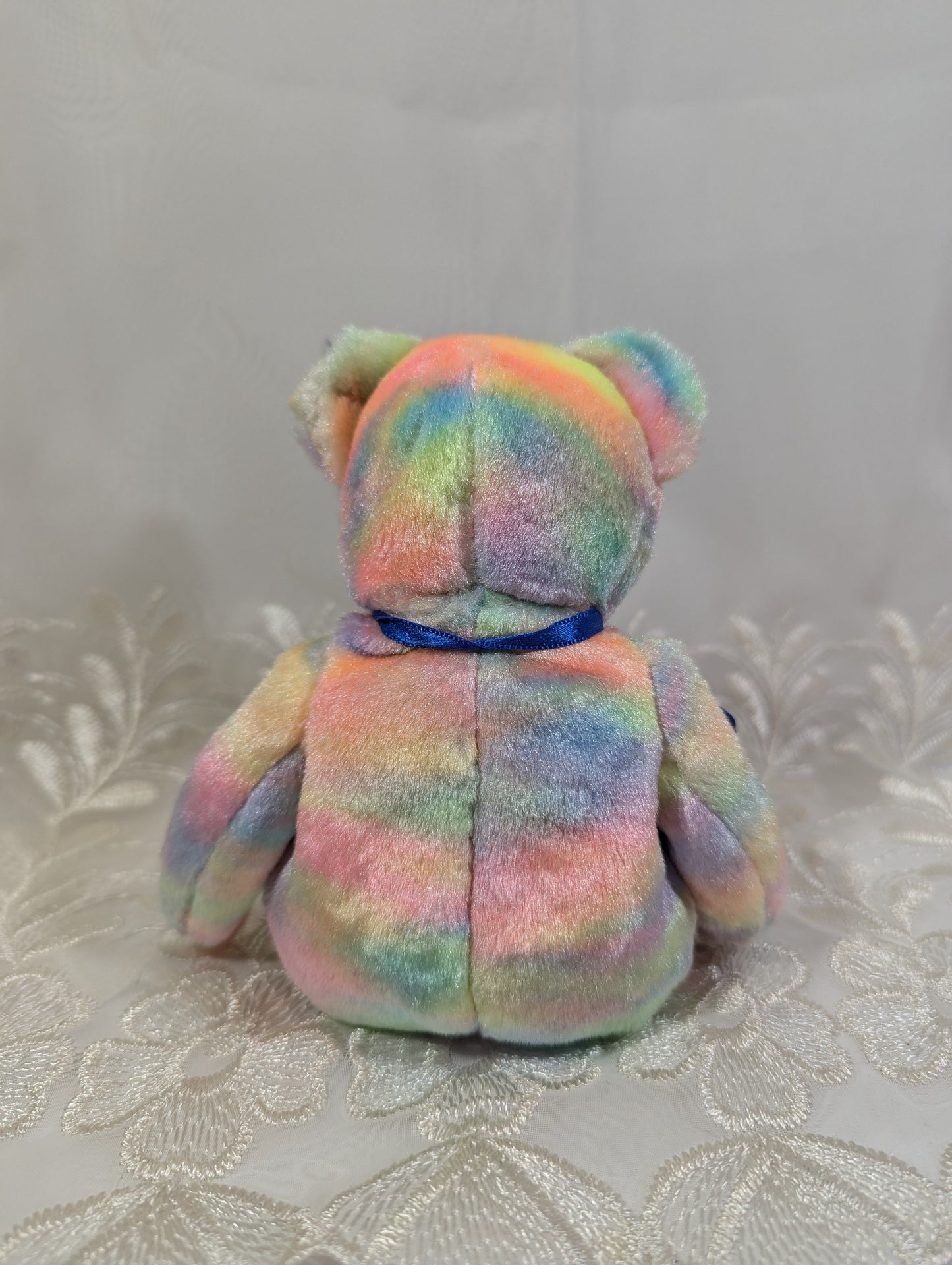 Ty Beanie Baby - Kiwiana The Multi - colored Bear - New Zealand Exclusive Asia - Pacific Collection (8.5in) - Vintage Beanies Canada