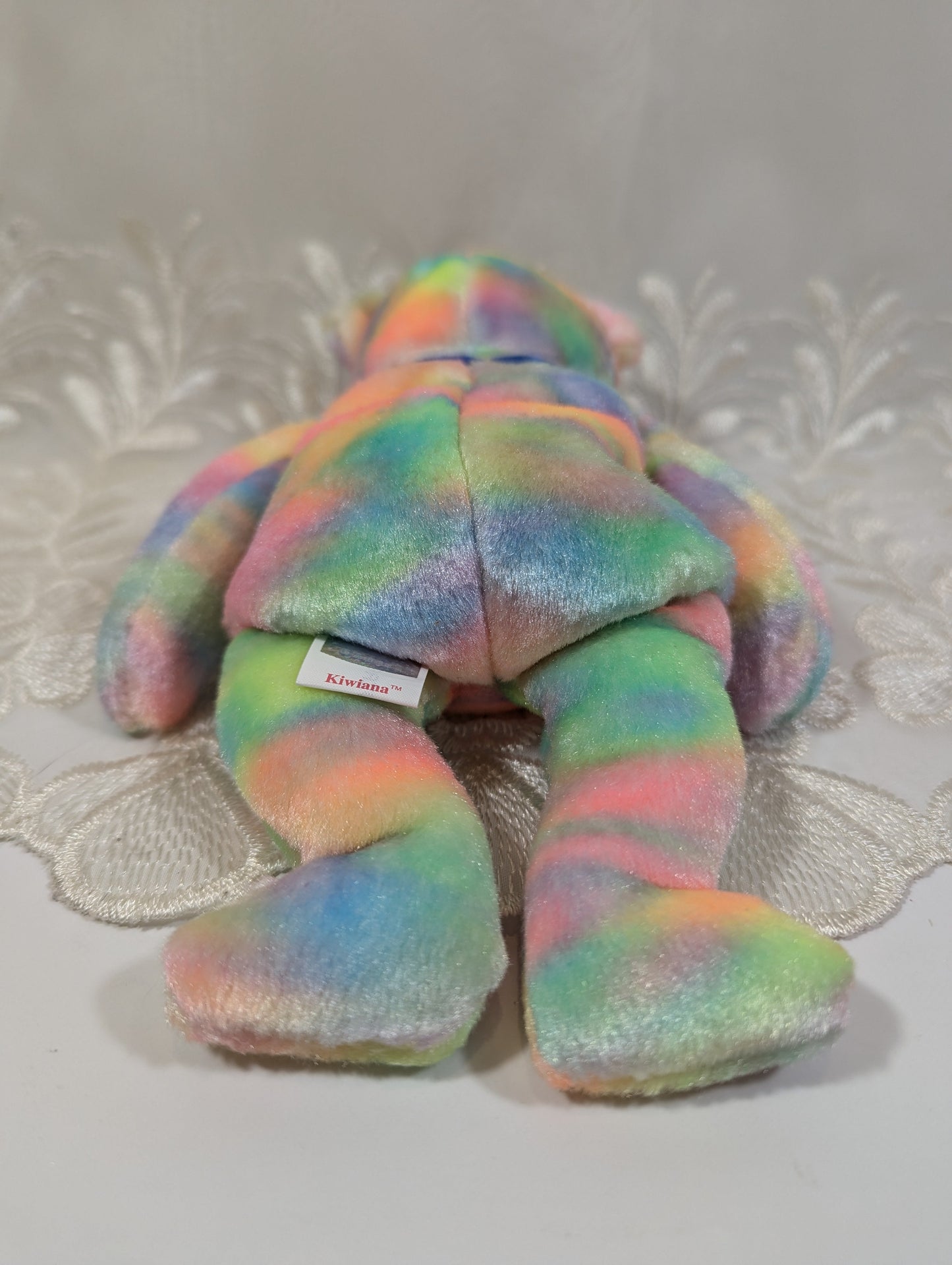 Ty Beanie Baby - Kiwiana The Multi - colored Bear - New Zealand Exclusive Asia - Pacific Collection (8.5in) - Vintage Beanies Canada