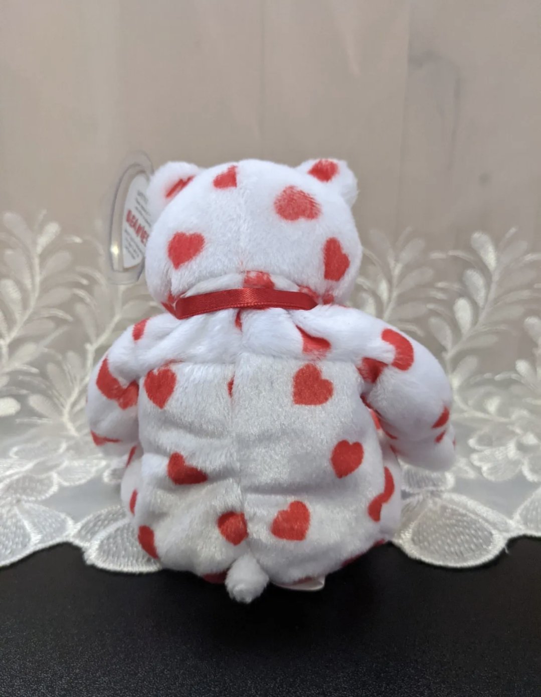 Ty Beanie Baby Of The Month - Heartthrob The Bear (6in) February 2004 - Vintage Beanies Canada
