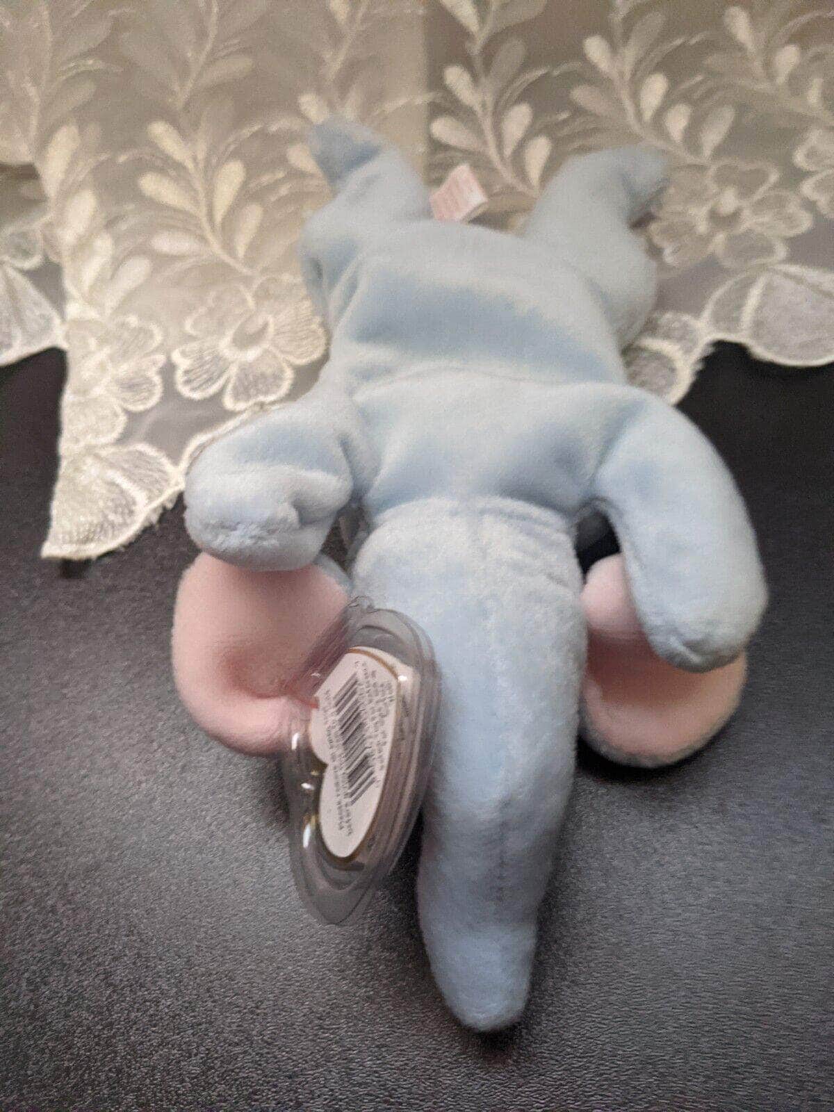 Ty Beanie Baby - Peanut the elephant (8in) - Vintage Beanies Canada