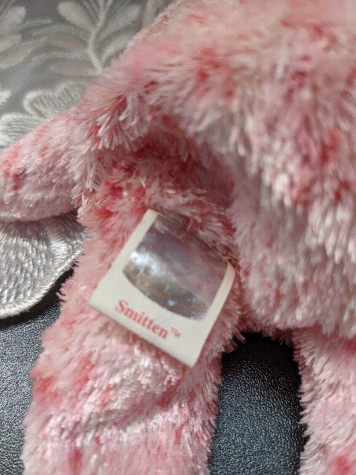Ty Beanie Baby - Smitten Pink Bear (8.5in) Black Nose - Vintage Beanies Canada