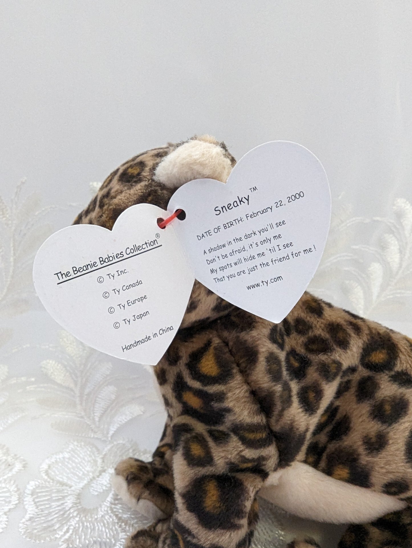 Ty Beanie Baby - Sneaky The Jaguar (6in) - Vintage Beanies Canada