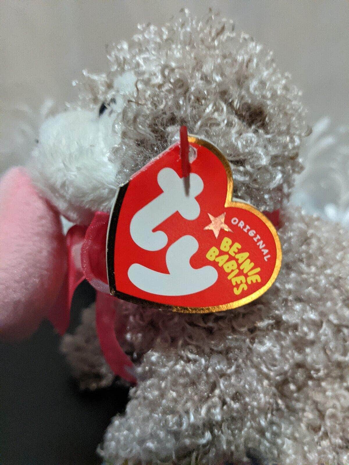 Ty Beanie Baby - Snookums The Valentine's Day Poodle Dog (6in) - Vintage Beanies Canada