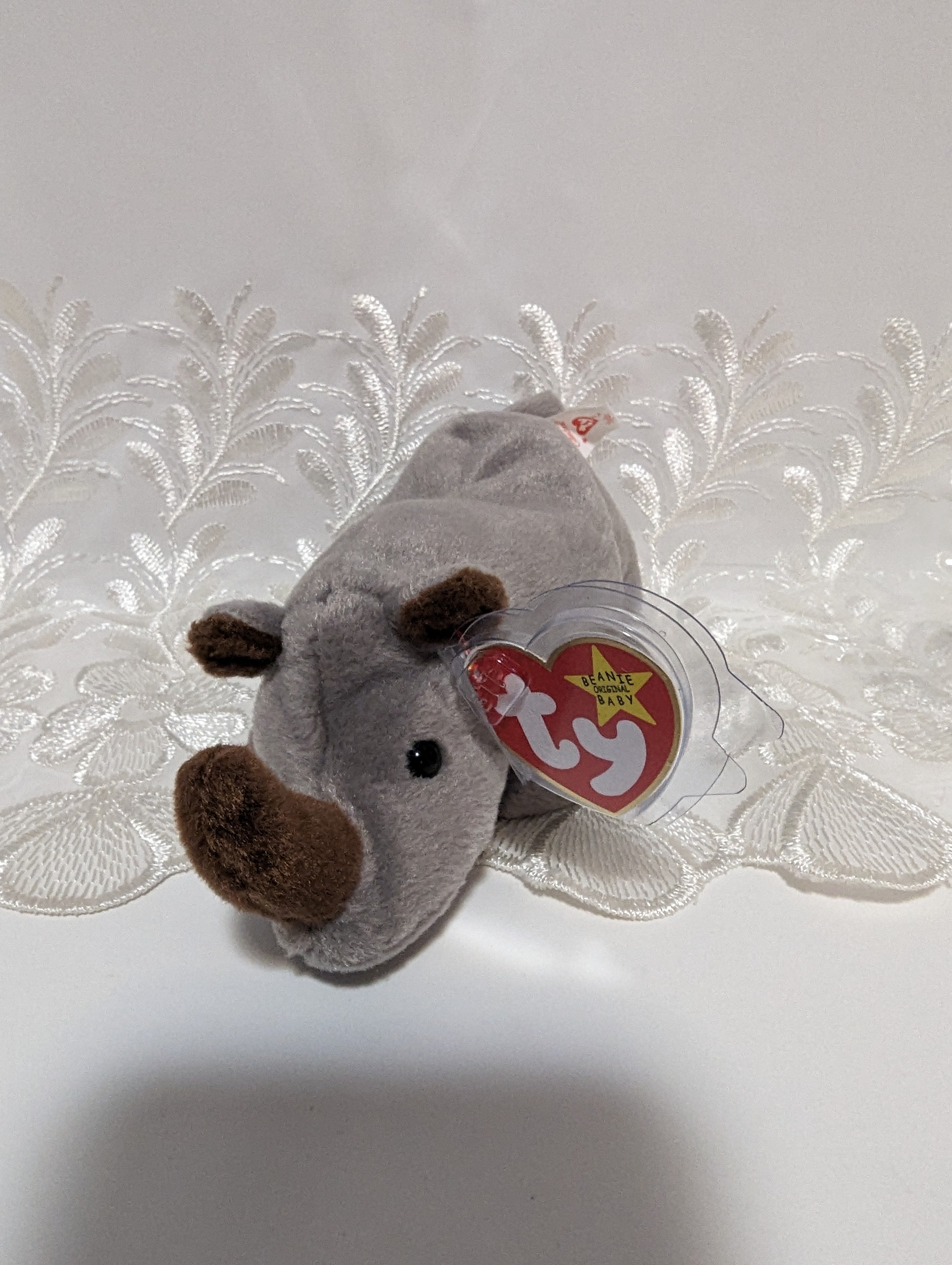 High quality Ty Beanie Babies Spike The Rhinoceros