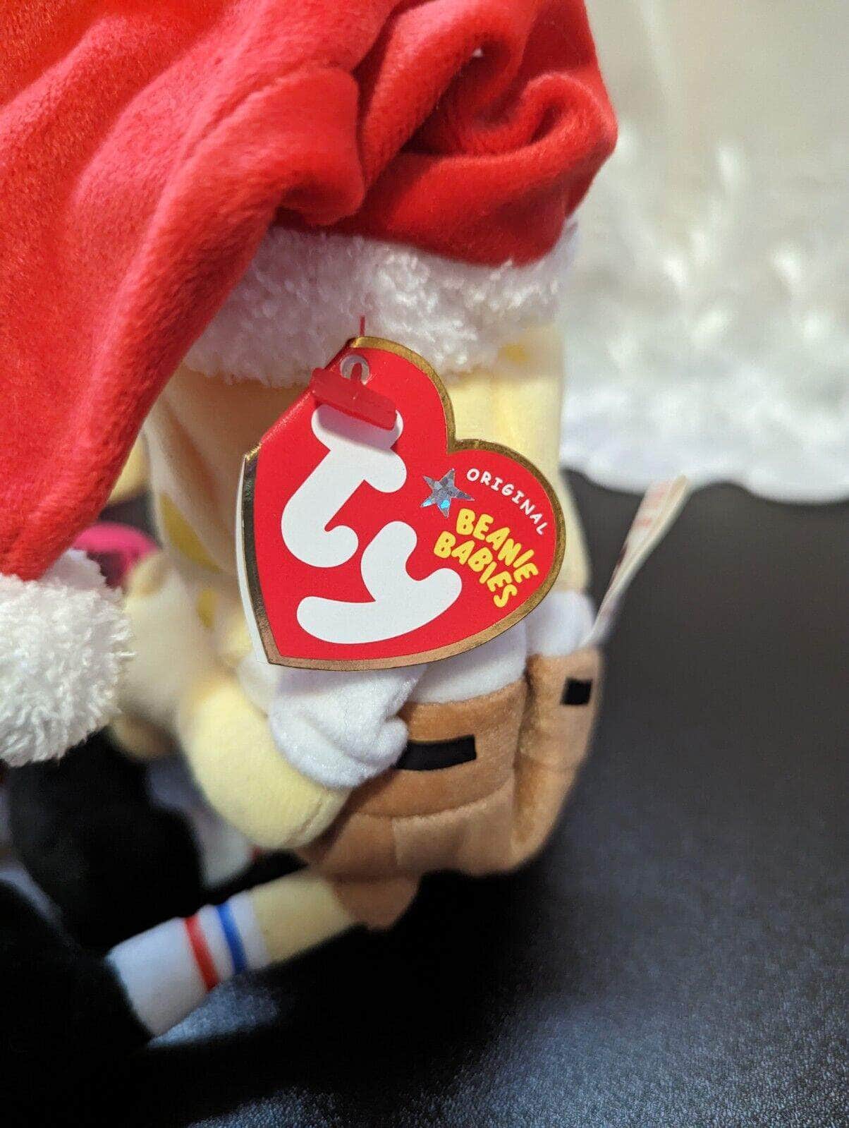 Ty Beanie Baby - SpongeBob JollyElf With Santa Hat (9in) - Vintage Beanies Canada