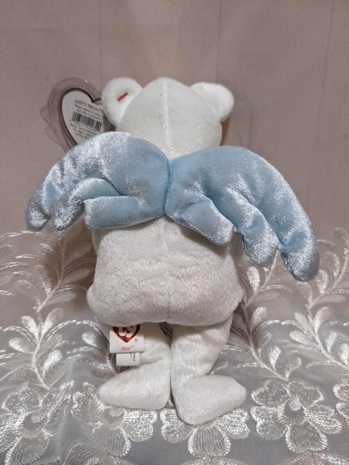 Ty Beanie Baby - Star The Angel Bear (8.5in) - Vintage Beanies Canada