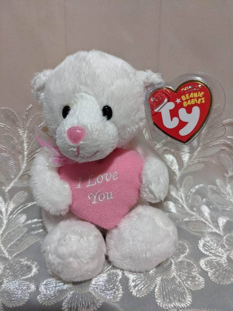 Ty Beanie Baby Sweetling The Bear With I Love You heart 6in Vintage Beanies Canada