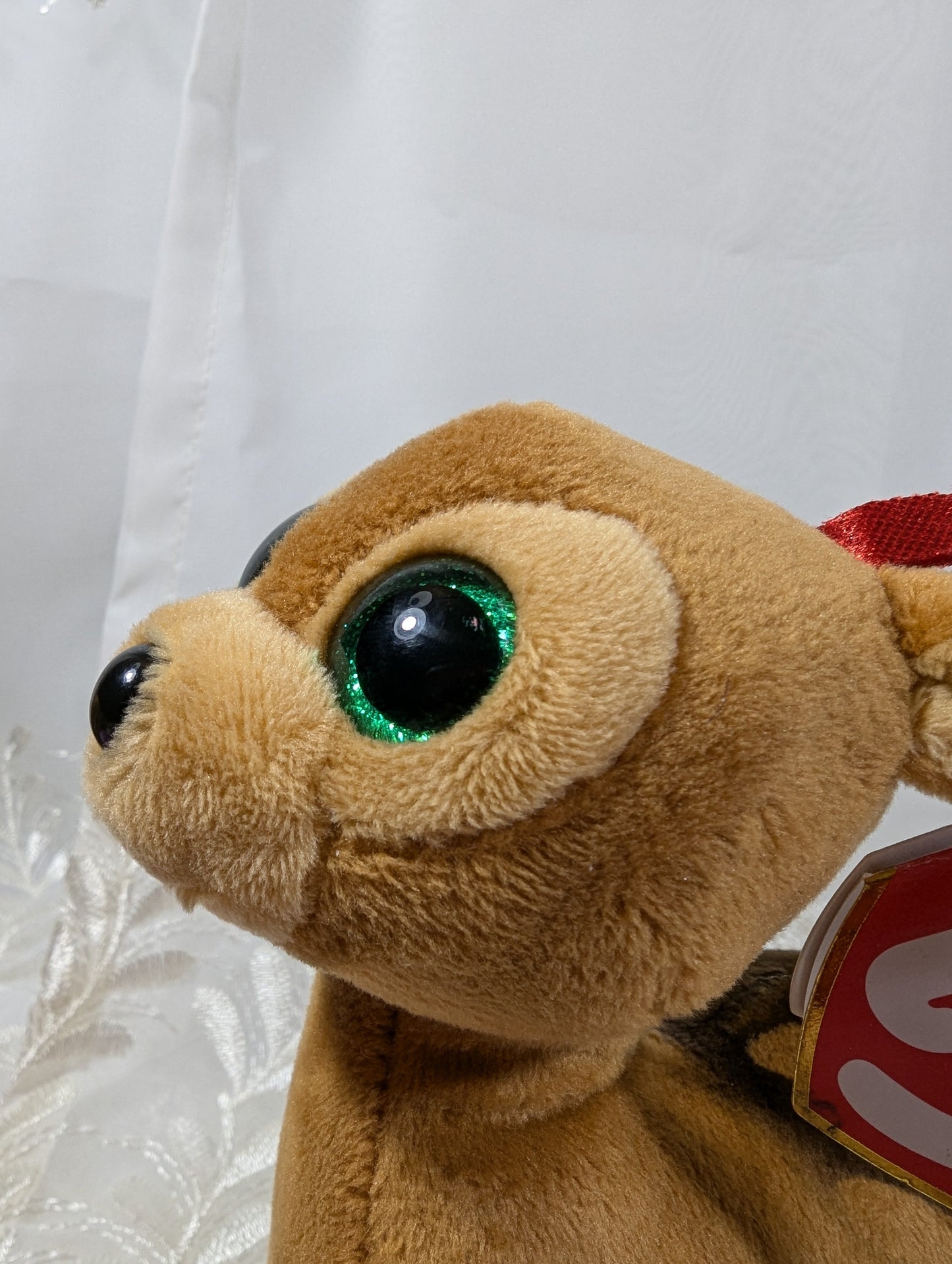 Ty Beanie Baby - Tinsel The Reindeer (6.5 in) Near Mint - Vintage Beanies Canada