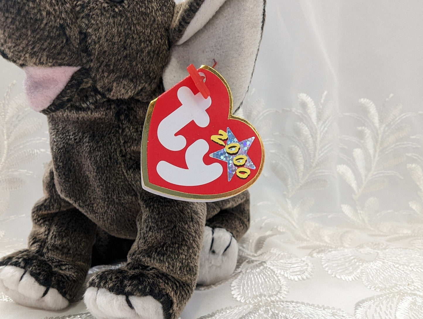 Ty Beanie Baby - Trumpet The Elephant (8in) - Vintage Beanies Canada