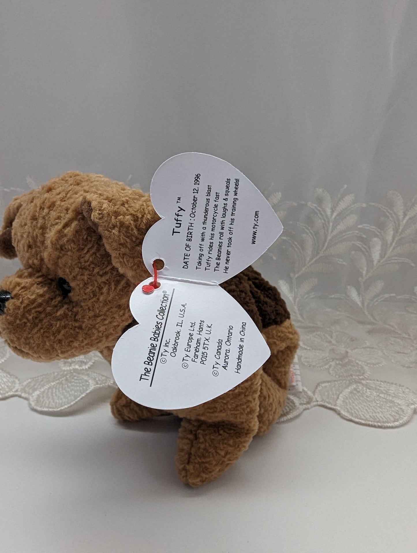 Ty Beanie Baby - Tuffy The Brown Dog (6in) - Vintage Beanies Canada