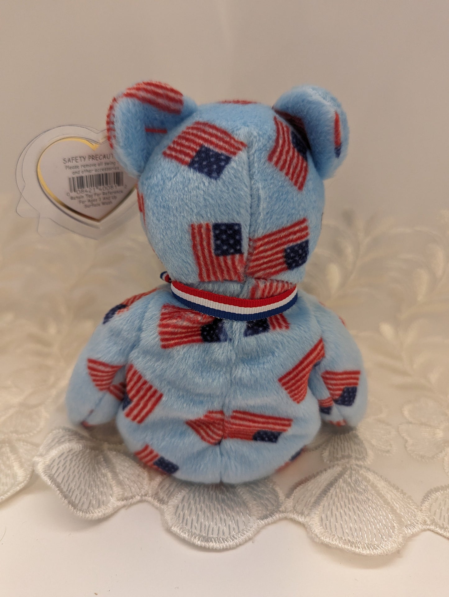 Ty Beanie Baby - Union The Bear With Black Nose (8.5in) - Vintage Beanies Canada