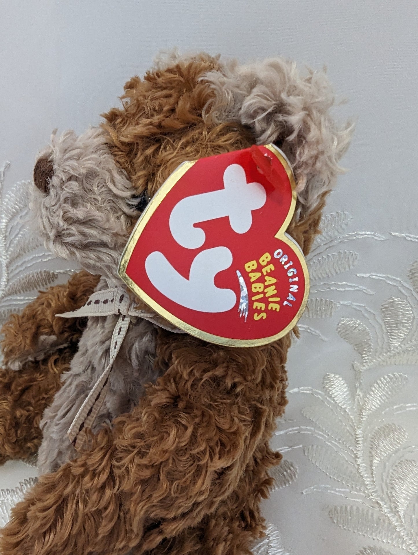 Ty Beanie Baby - Whittle The Brown Bear (6in) - Vintage Beanies Canada