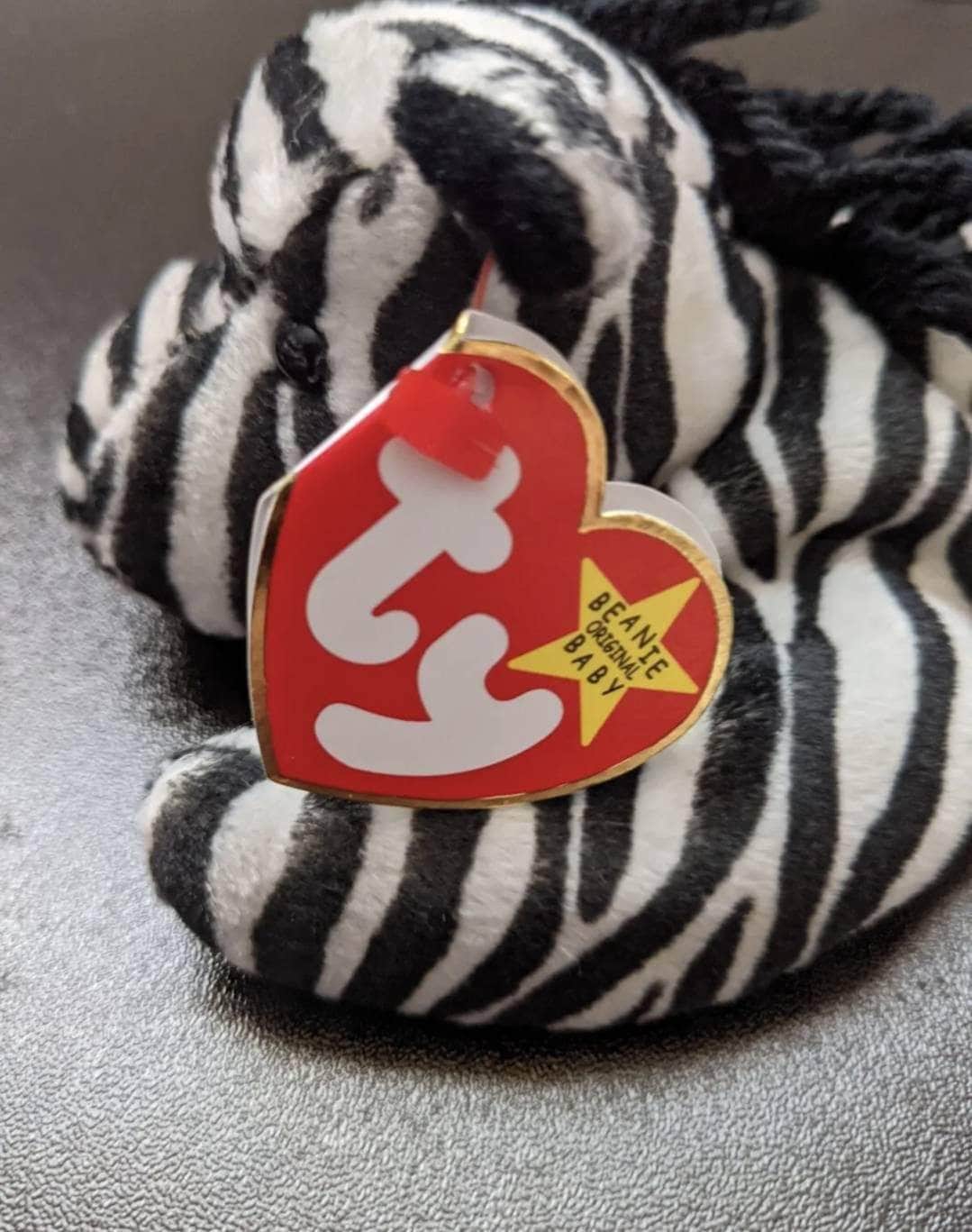 Ty Beanie Baby - Ziggy The Zebra (8in) - Vintage Beanies Canada