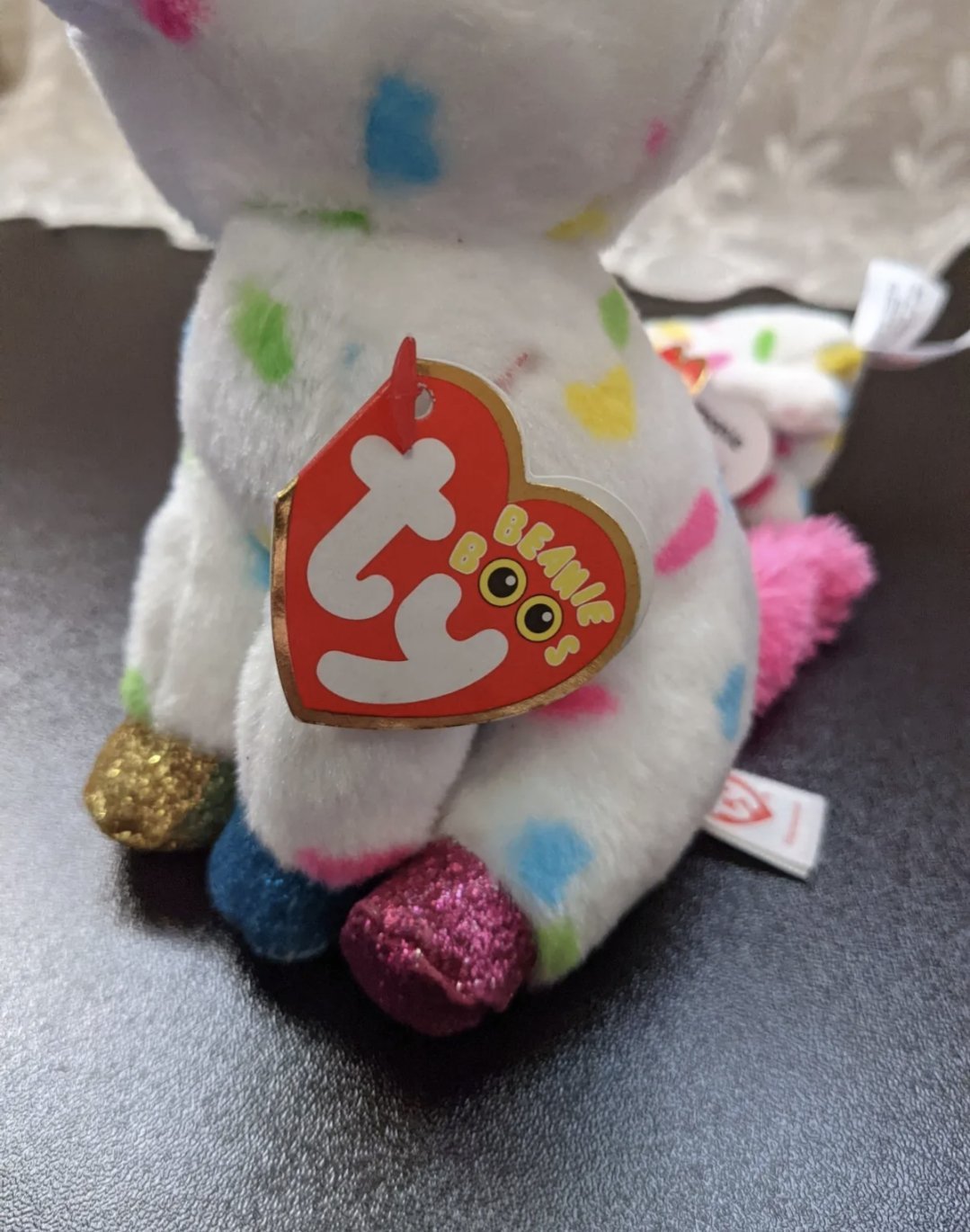 Ty Beanie Boo + Clip - Harmonie The Unicorn Lot (Sold As Set) - Vintage Beanies Canada