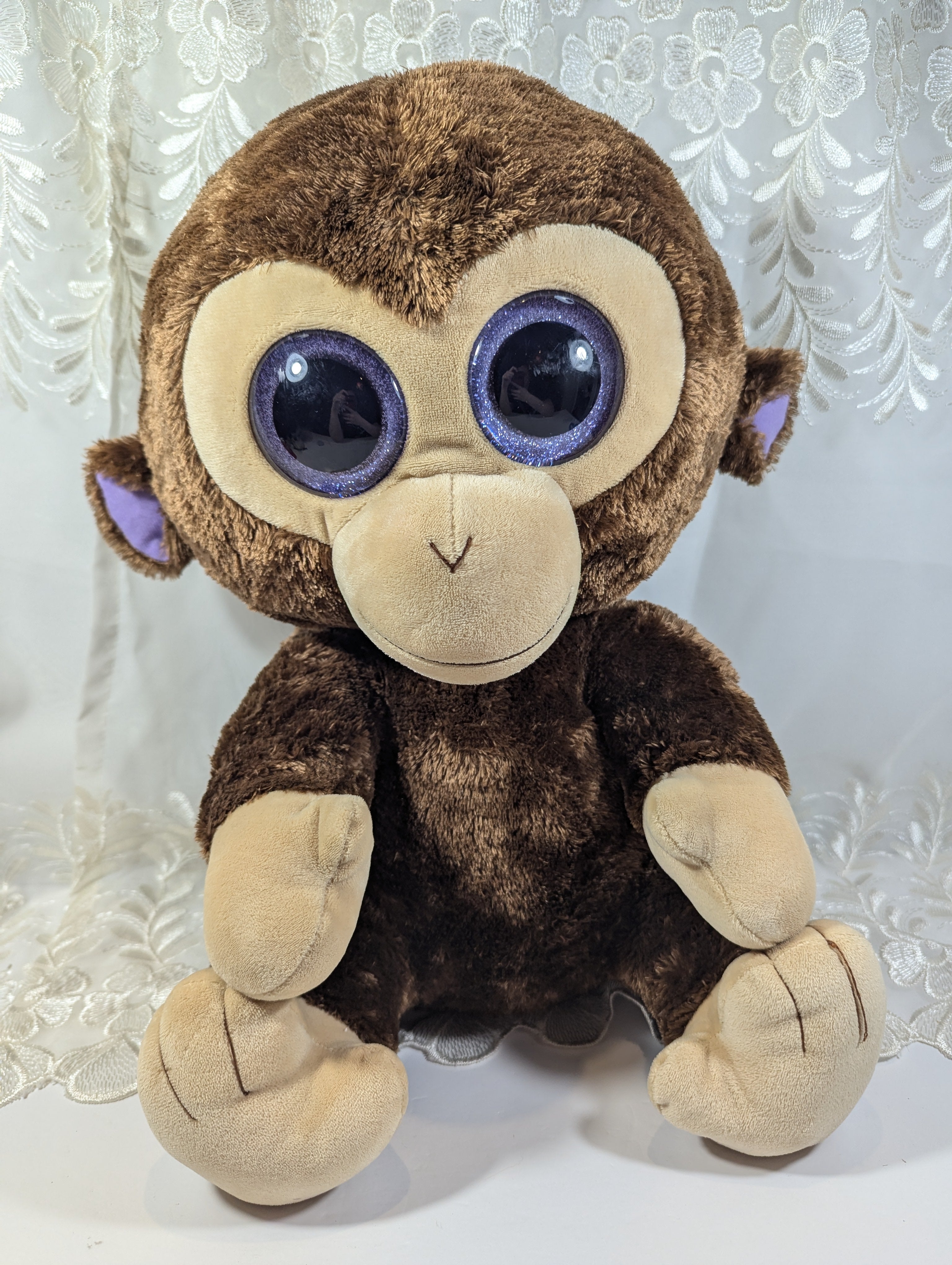 Monkey Ty Beanie Babies Large Ty Beanie Boo Coconut The Monkey (16