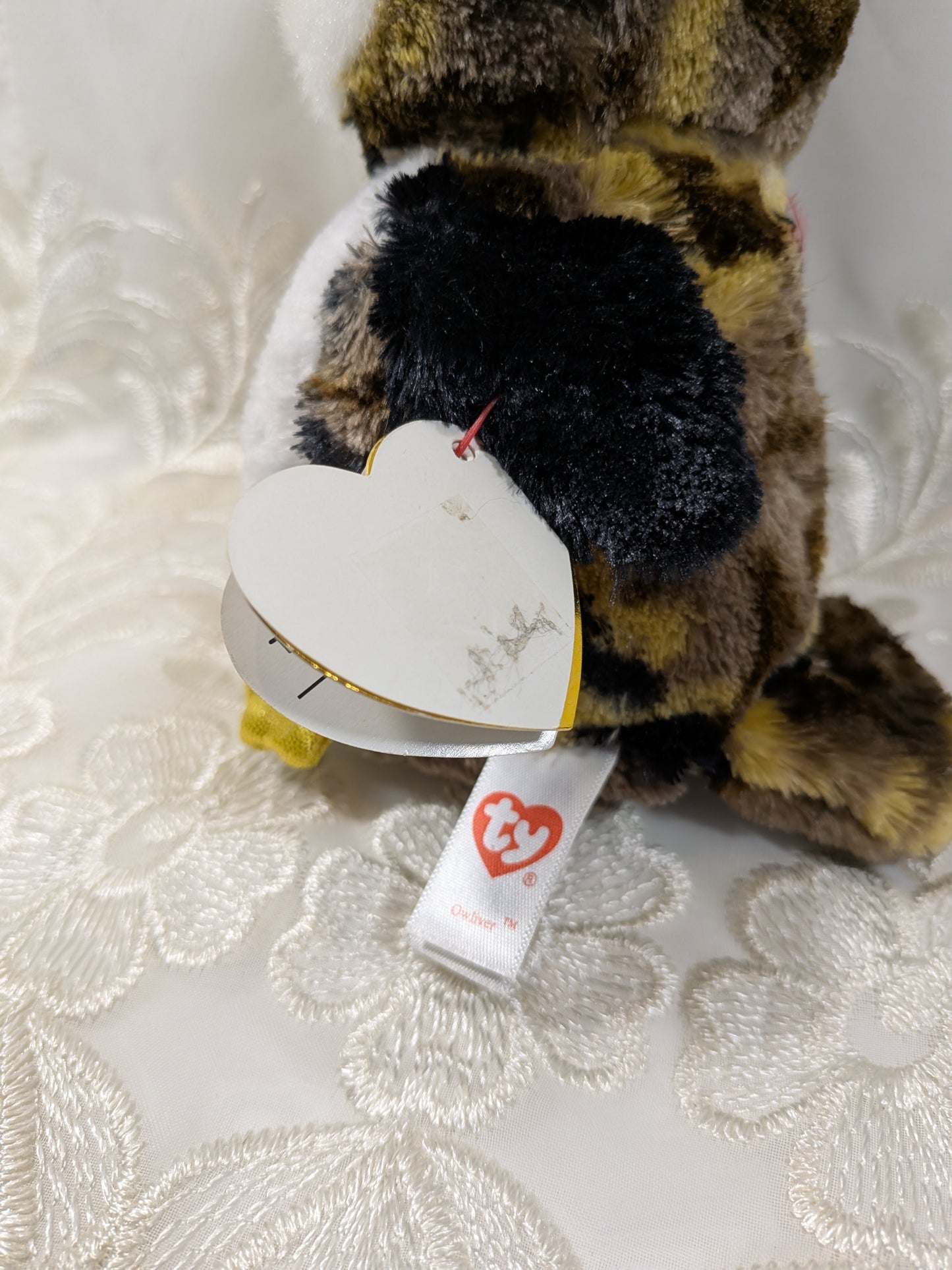 Ty Beanie Boo - Owliver The Camouflaged Owl (6in) - Vintage Beanies Canada
