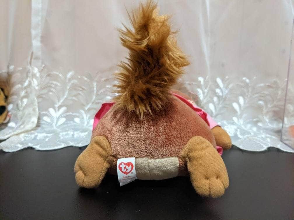 Ty Beanie Buddy - Brittany The Chipmunk From The Movie Alvin And The Chipmunks The Squeakquel (12in) No Hang Tag - Vintage Beanies Canada