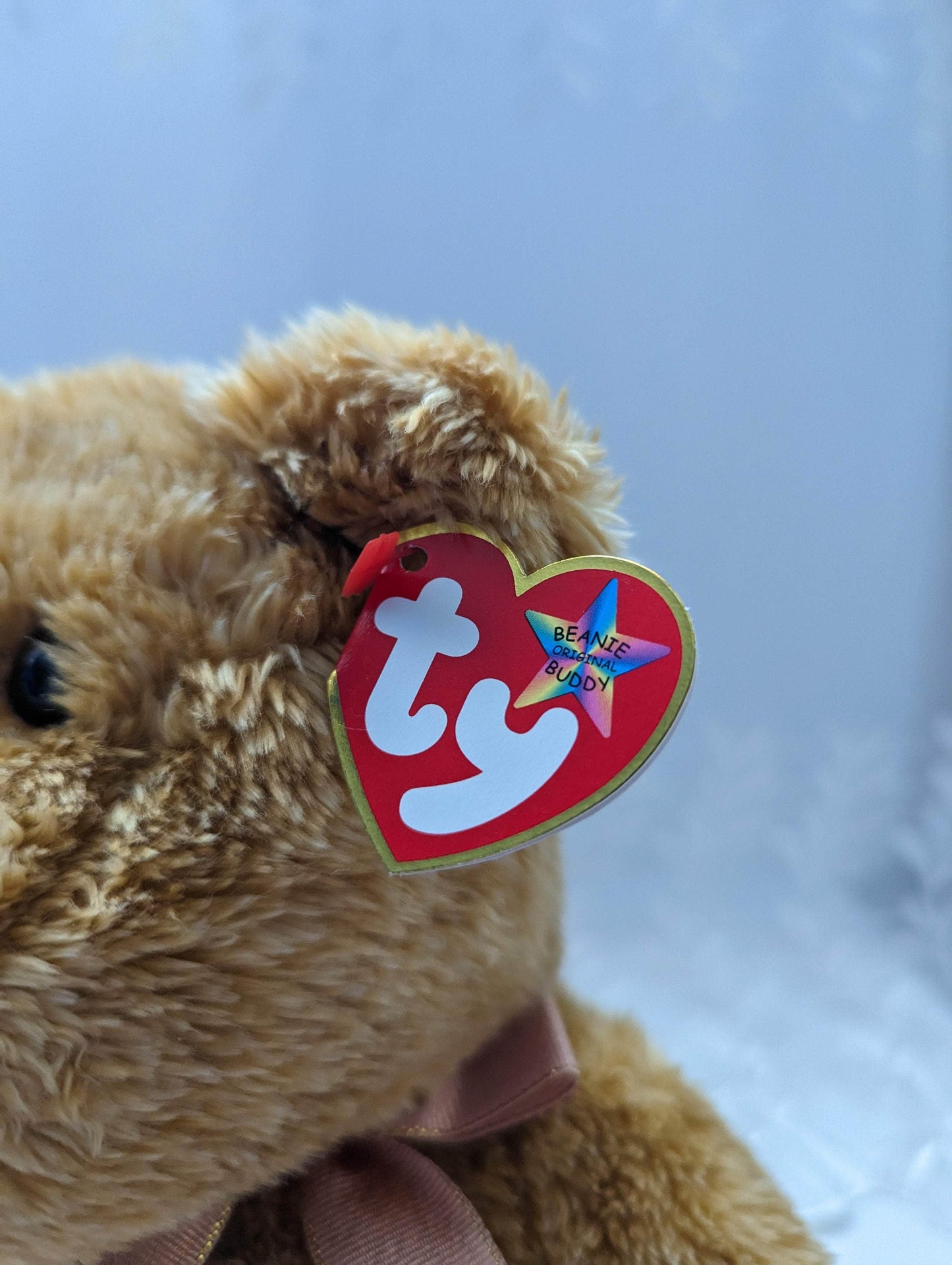 Ty Beanie Buddy - Cashew The Bear (13in) - Vintage Beanies Canada
