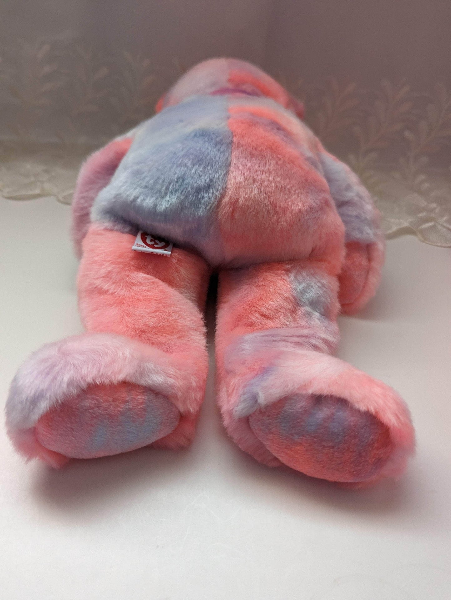 Ty Beanie Buddy - Clubby V The Pink Bear (13in) - Vintage Beanies Canada