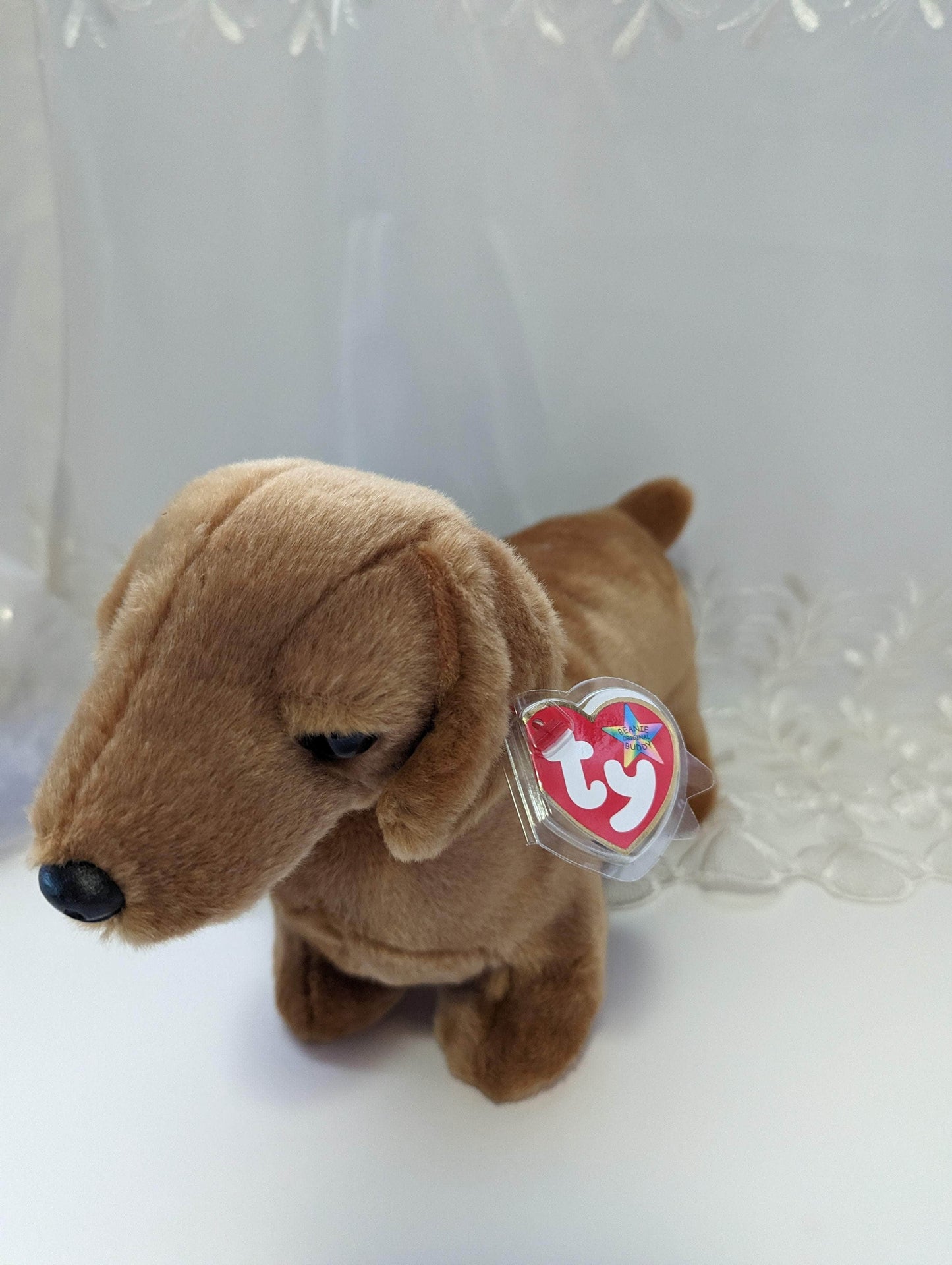 Ty Beanie Buddy - Weenie The Dog (10in) - Vintage Beanies Canada
