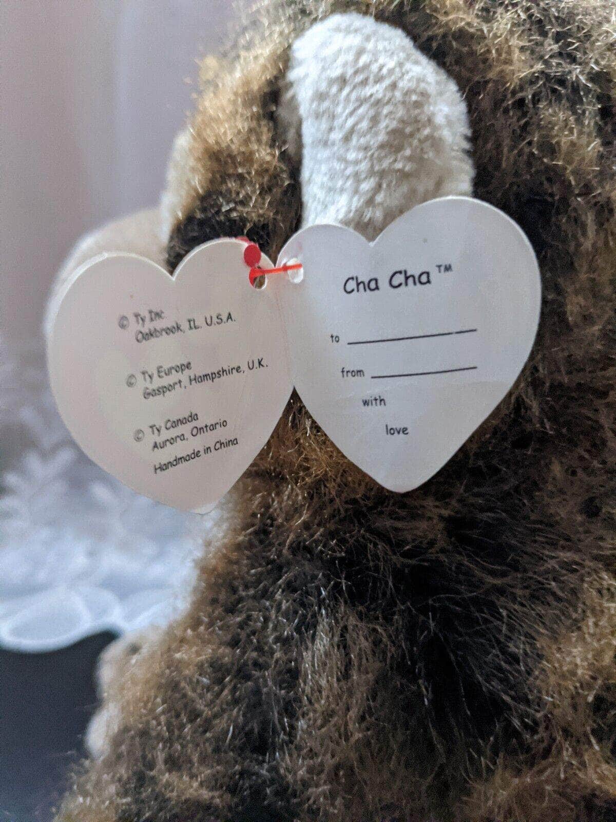Ty Classic Collection - Cha Cha The Monkey/Chimp (12in) Non-Mint Tag - Vintage Beanies Canada