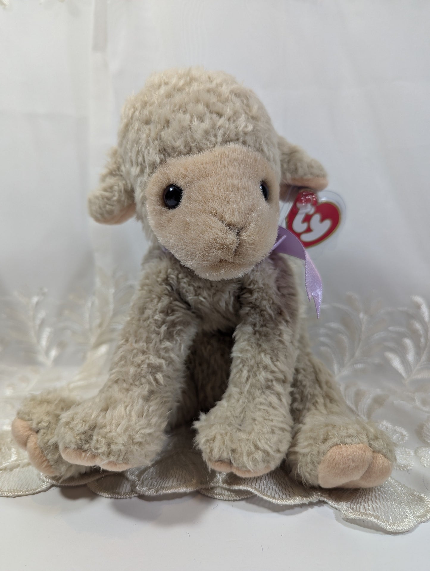 Ty Classic Collection - Lovie The Lamb (9 in) - Vintage Beanies Canada