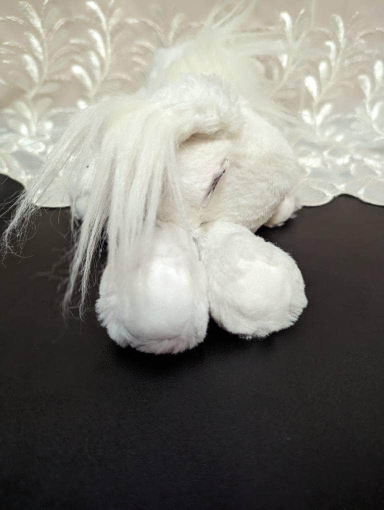 Ty Cuddlys - Angus The White Unicorn (8 in) - Vintage Beanies Canada