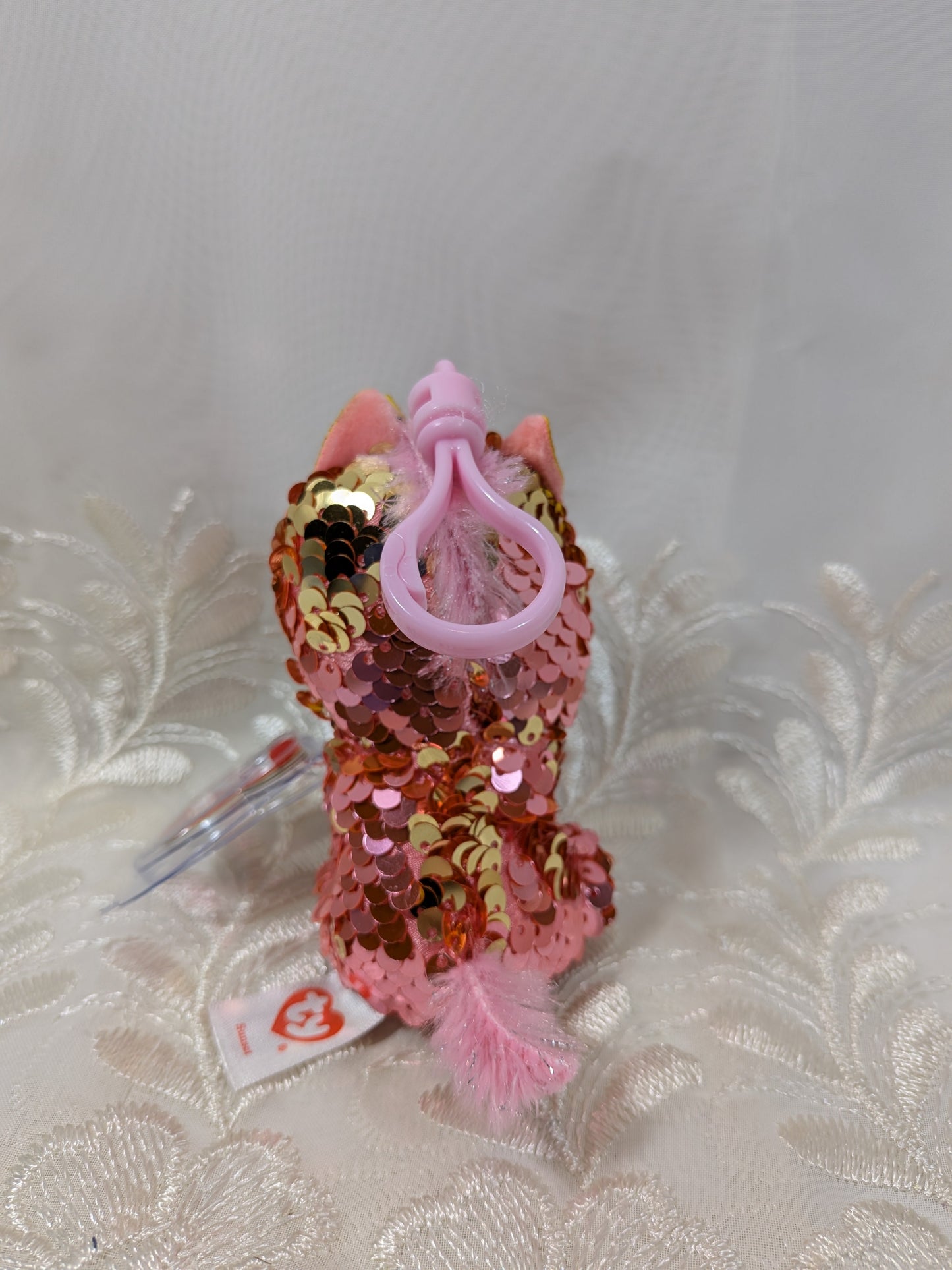 Ty Flippables Clip - Sunset The Sequined Unicorn (4in) - Vintage Beanies Canada