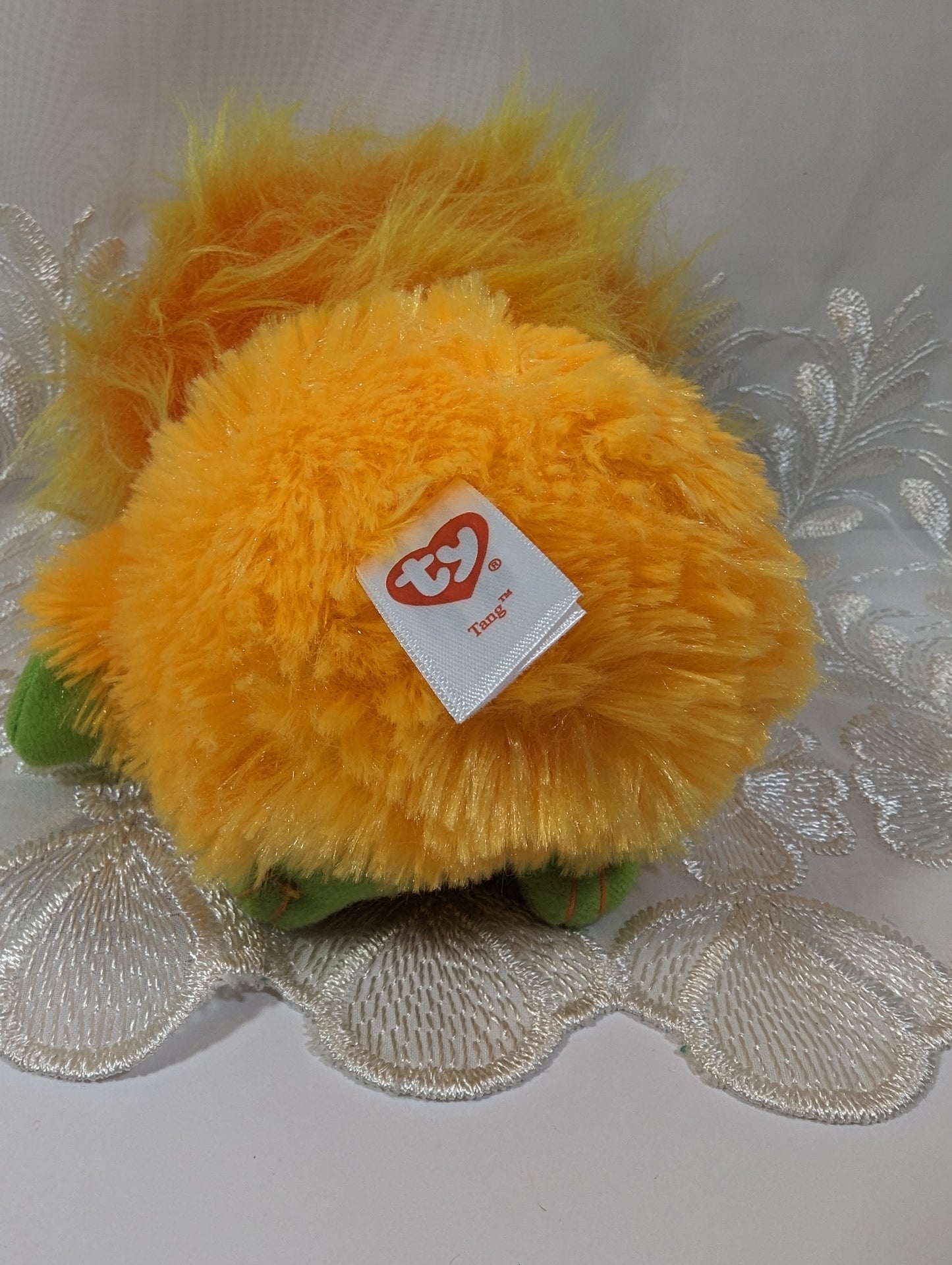 Ty Frizzys Collection - Tang the Orange Monster (7in) - Vintage Beanies Canada