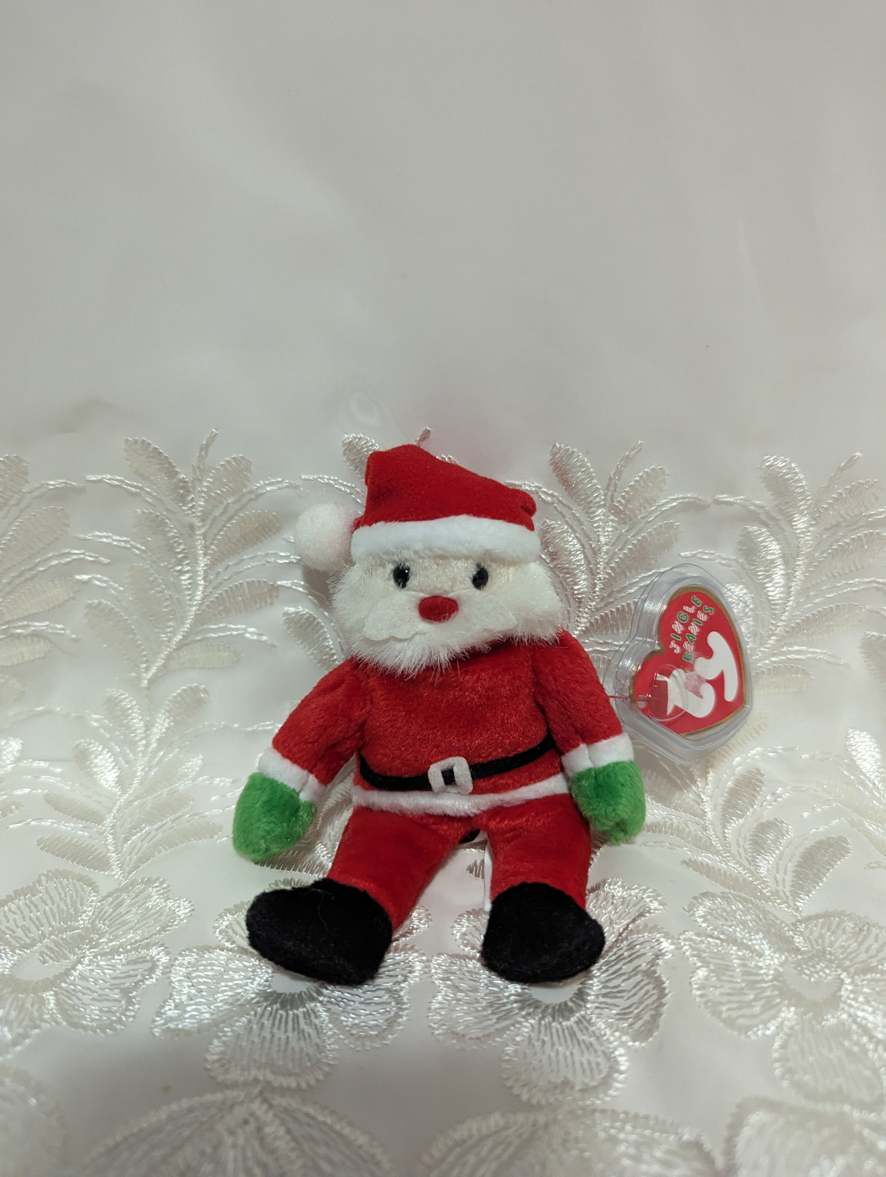 Ty Jingle Beanie Santa Claus 5in Christmas Tree Ornament Non mint Hang Tag Vintage Beanies Canada