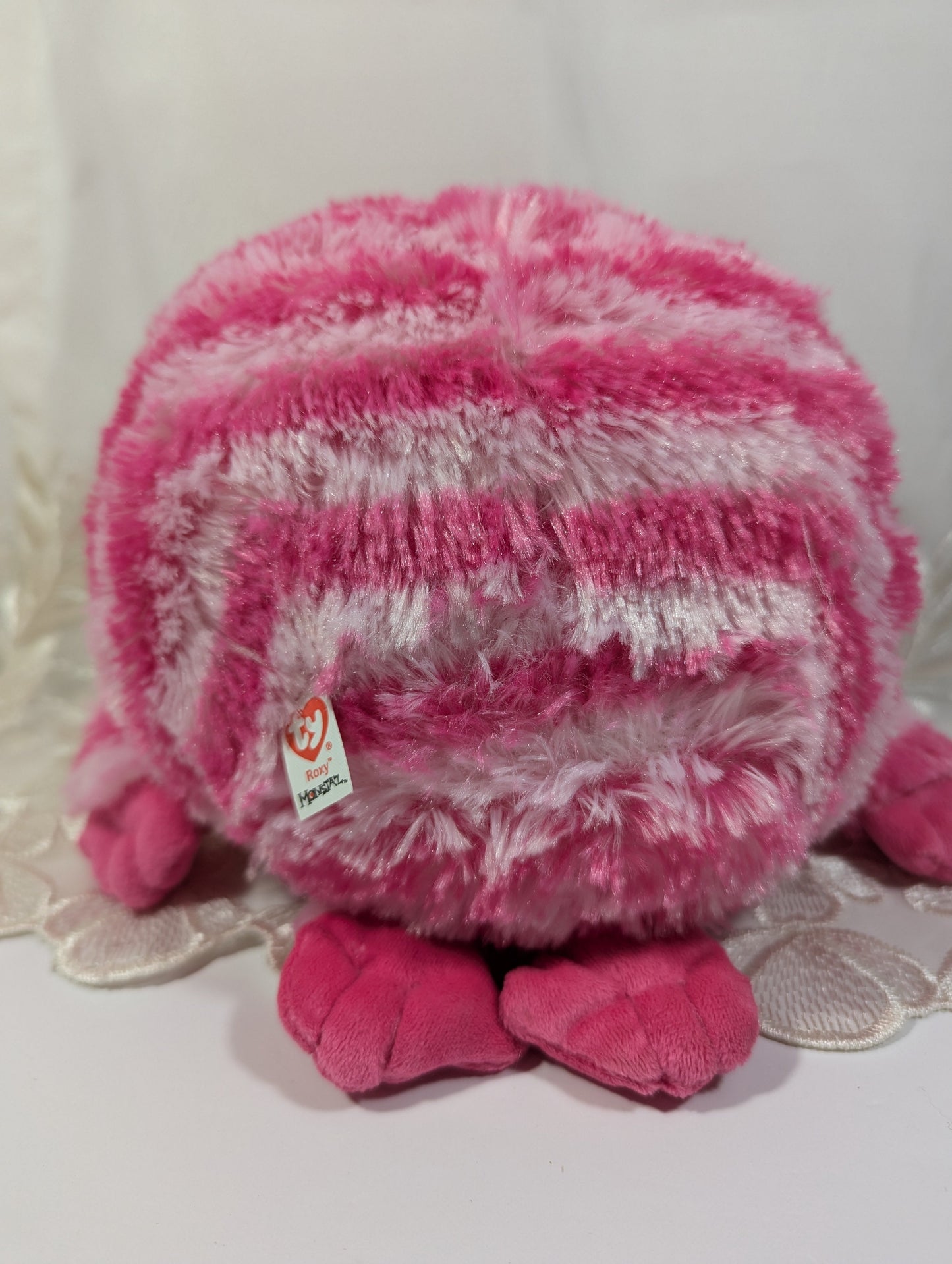 Ty Monstaz - Roxy the Pink Monster (8in) - Vintage Beanies Canada