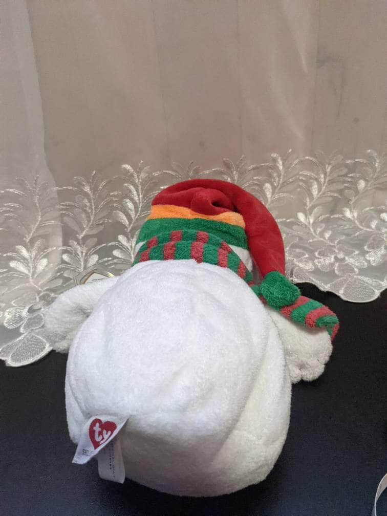 Ty Pluffies Collection - Melton the Snowman (9.5in) - Vintage Beanies Canada