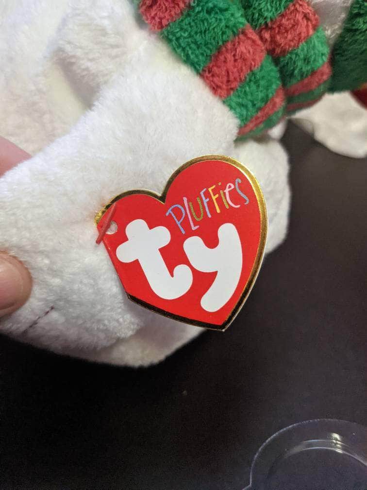 Ty Pluffies Collection - Melton the Snowman (9.5in) - Vintage Beanies Canada