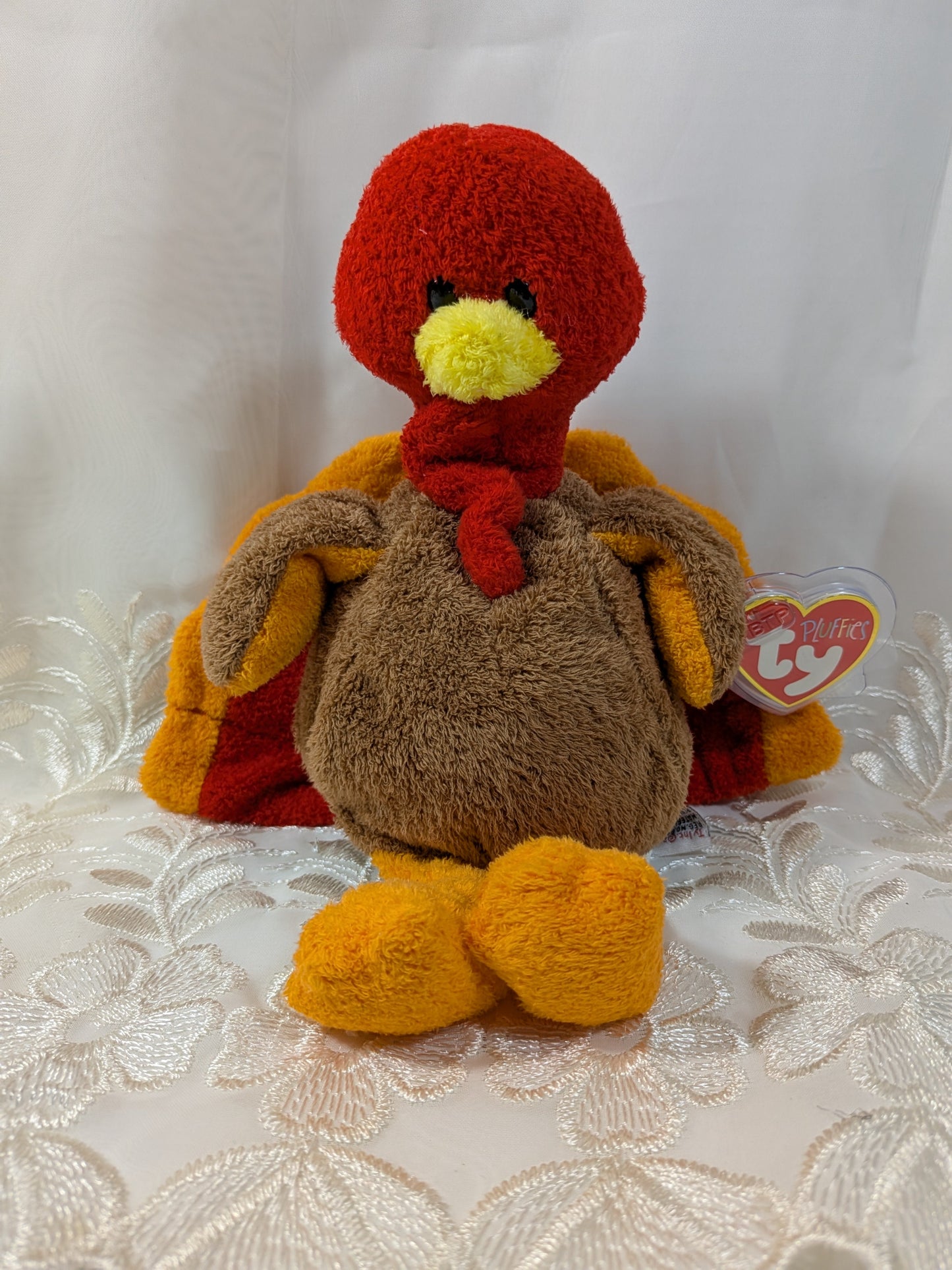 Ty Pluffies - Gobbles The Turkey (9in) - Vintage Beanies Canada