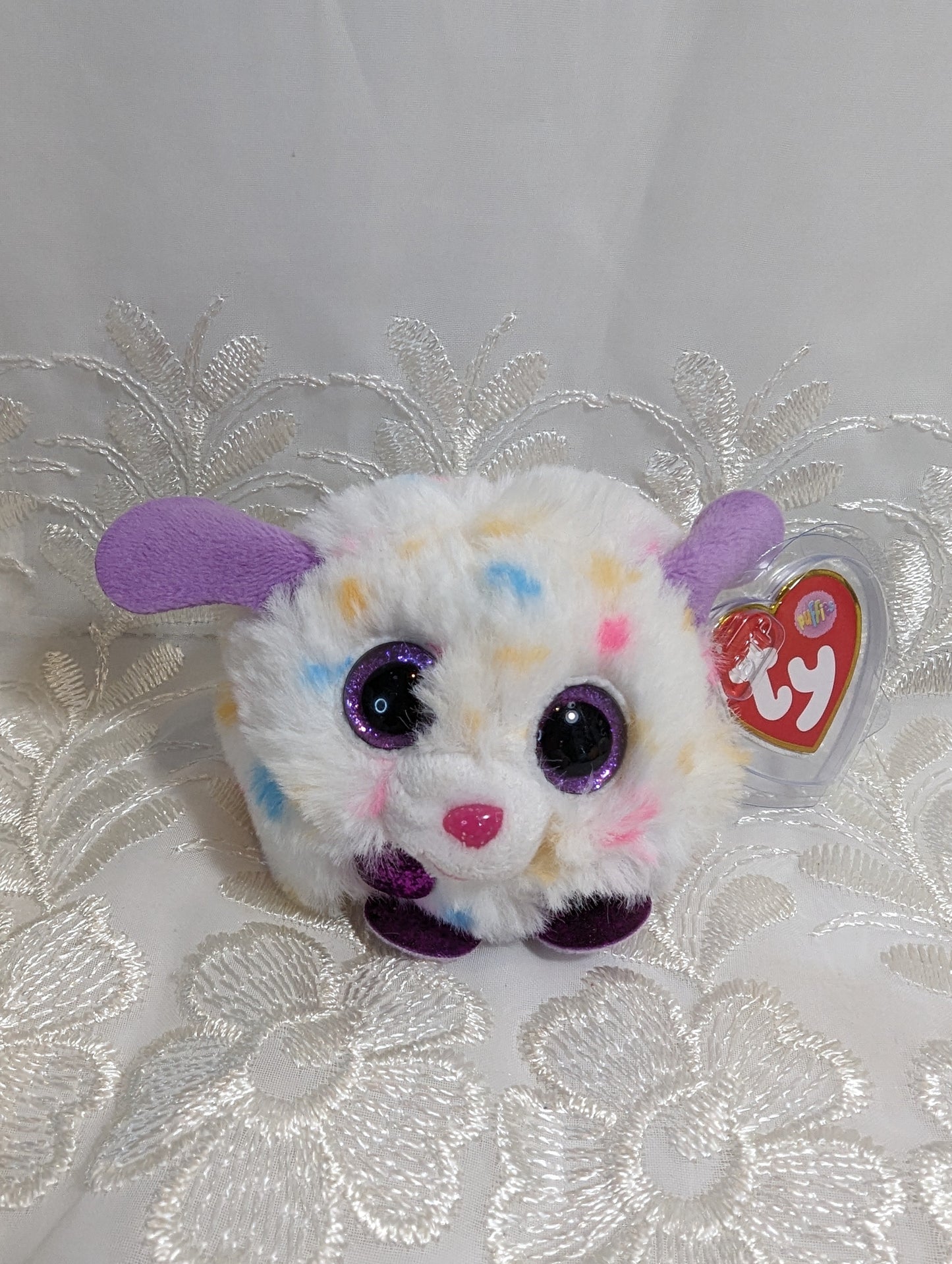 Ty Puffies - Munchkin The Dog (3in) Non-mint Tag - Vintage Beanies Canada