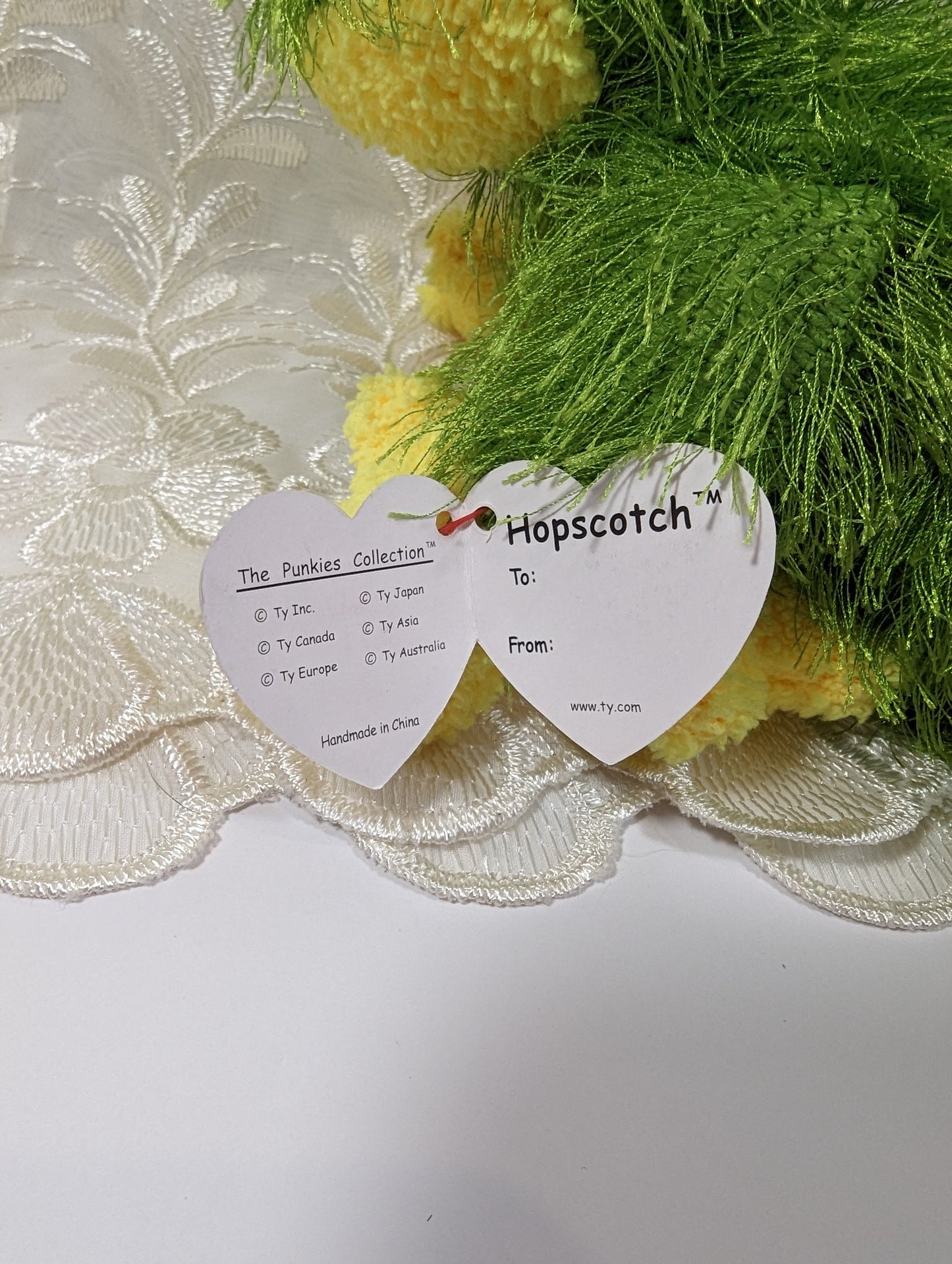 Ty Punkies - Hopscotch The Frog (9in) - Vintage Beanies Canada