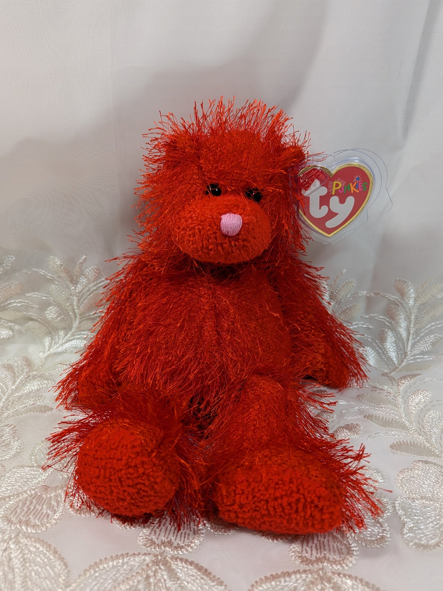 Ty Punkies - Sizzles The Red Bear (9in) - Vintage Beanies Canada