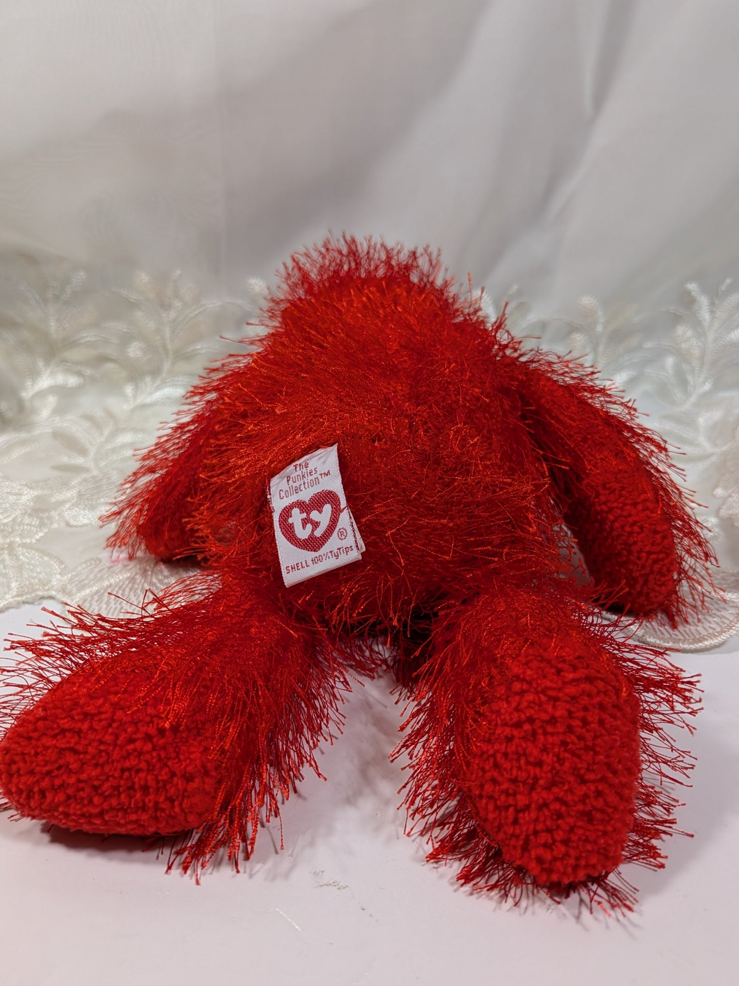 Ty Punkies - Sizzles The Red Bear (9in) - Vintage Beanies Canada