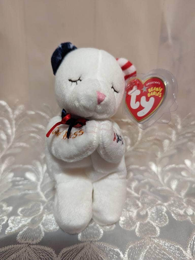 Praying bear store beanie baby