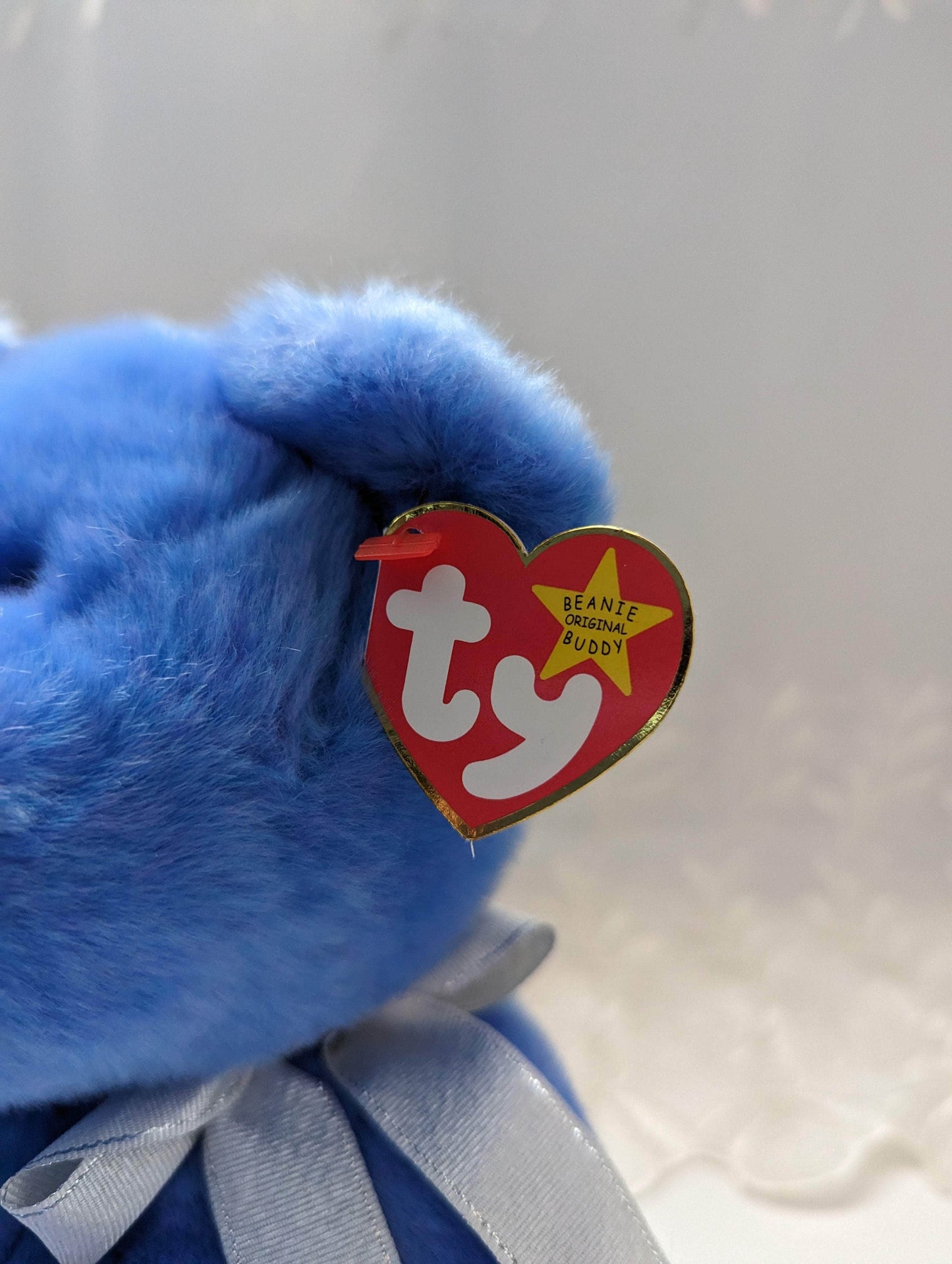 Ty Beanie Buddy - Clubby II The Light Blue Bear (13in) - Vintage Beanies Canada