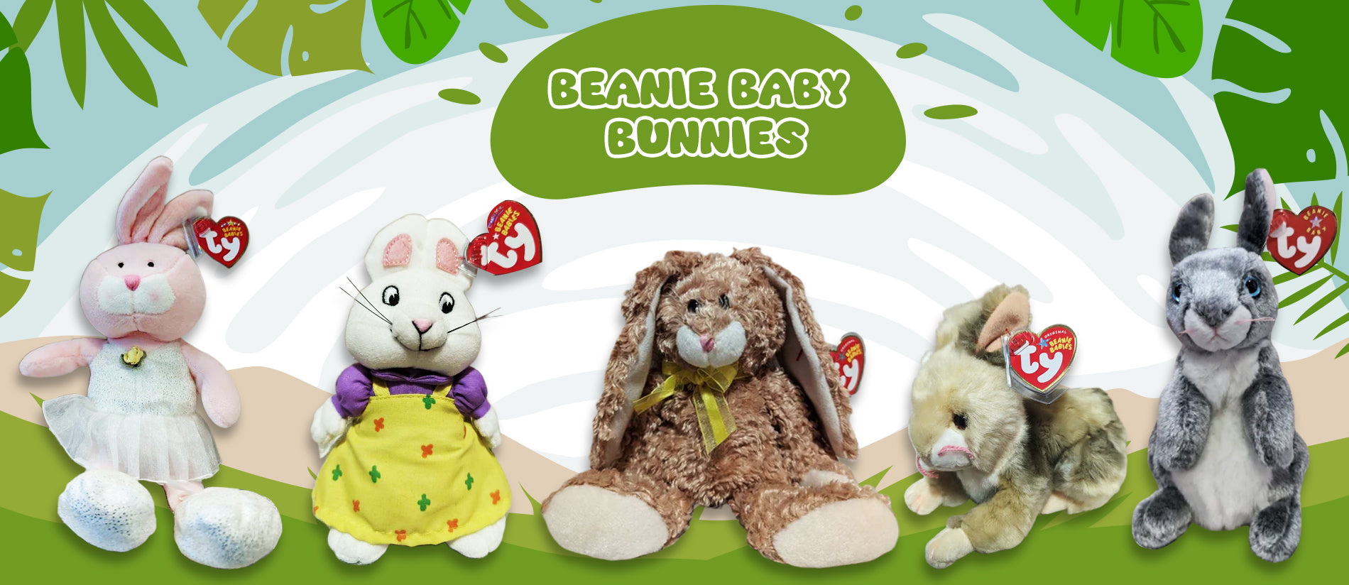 Ty Beanie Baby - Bunny Rabbits - Vintage Beanies Canada