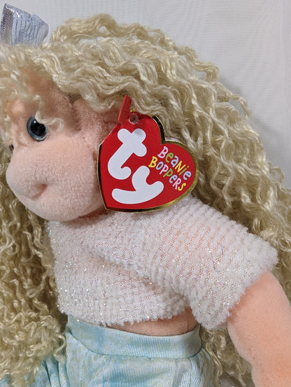 Ty Beanie Boppers - Sassy Star the Girl Doll With Blonde Hair (11in)