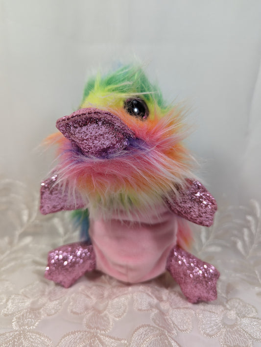 Ty Beanie Boo - Pippa The Rainbow Platypus (8 In) Claire's Exclusive - No Tag