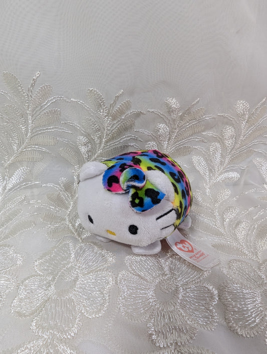 Ty Teeny Tys - Hello Kitty the Rainbow Leopard Print Cat (3in) No Tag