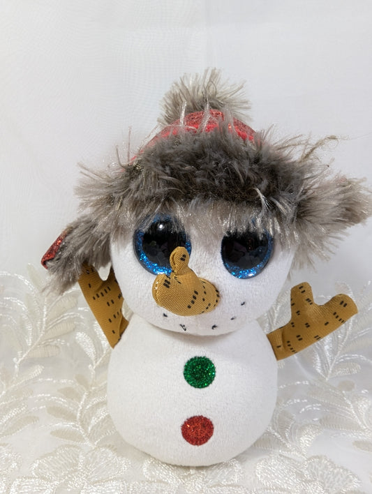 Ty Beanie Boo - Buttons the Snowman (6in) No Tag