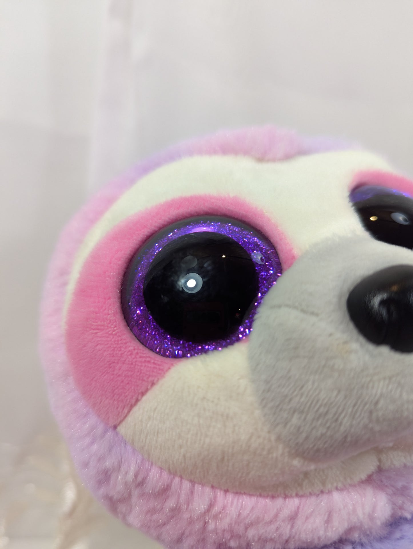 Ty Beanie Boo - Dreamy The Purple Sloth (9 in) Non-mint Tag