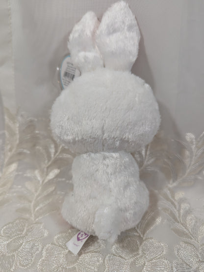 Ty Beanie Boo - Carrots The White Bunny Rabbit (6 in) *Rare* First Gen, Purple Tag